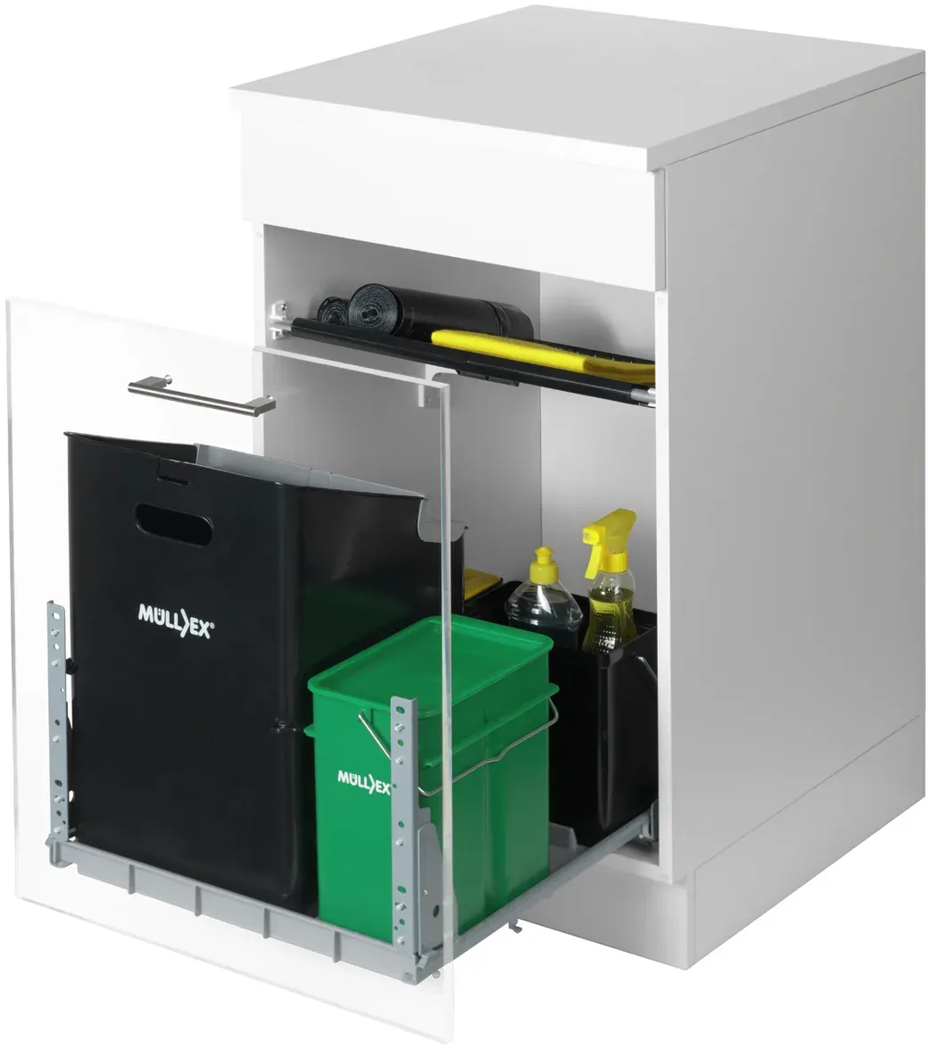 Naber 8011021 Müllex Comfort 35/5/4/4 Abfallsammelsystem schwarz/grün Müllex ...