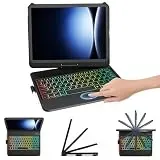 FUWANG Tastatur Hülle für iPad A16 Hülle mit Tastatur iPad Hülle mit Tastatur 11 Hülle mit Tastatur für 10 & 11 Generation (2022/2025), mit Bluetooth Tastatur und Multi Touch Touchpad 360° Drehbar