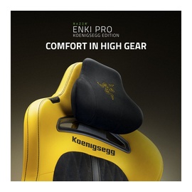 Razer Enki Pro - Koenigsegg Edition Gaming Sessel, Razer Black und Signature Yolk Yellow