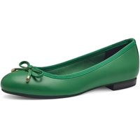 Marco Tozzi Damen Ballerinas mit Schleife Vegan, Grün (Green),