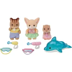 EPOCH 5749 Sylvanian Families® Erlebniskindergarten Freunde “Poolspaß”