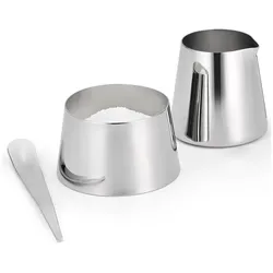 Philippi Design Edelstahl Milchkännchen + Zuckerdose CREAM