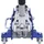 BGS Wagenheber Aluminium-Stahl-Konstruktion 1,5 t blau