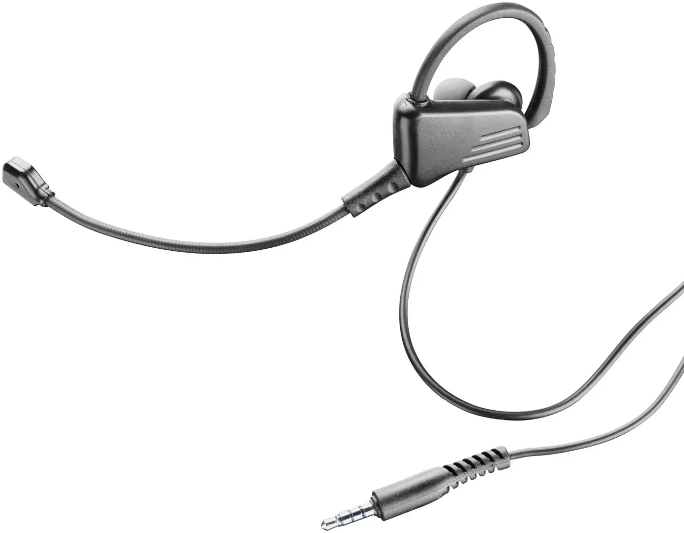 Interphone Mono Mic Headset voor buiten, zwart, Eén maat