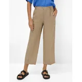 Brax Damen Culotte Style Maine S ALMOND, Beige, Gr. 44