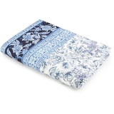 BASSETTI CAPODIMONTE Tagesdecke aus 100% Baumwolle in der Farbe Blau B1, Maße: 265x255 cm