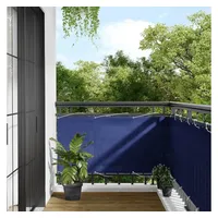 vidaXL Balkon-Sichtschutz Blau 75x800 cm 100 % Polyester-Oxford