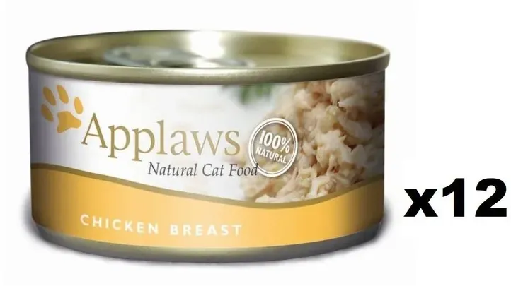 Applaws Cat Chicken Breast 12x156g (Rabatt für Stammkunden 3%)