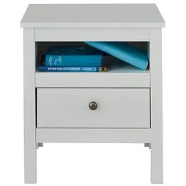konsimo® Nachtschrank FARGE 35 x 47 x 52 cm Weiß