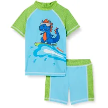 Playshoes zweiteilig Schwimmshirt Badeshorts Badebekleidung Unisex Kinder,Dino,86-92