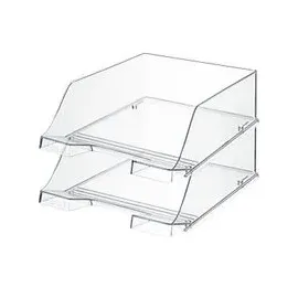 HAN 2x Briefablage »KLASSIK XXL transparent
