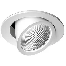 LTS Licht & Leuchten Einbaustrahler 1x 52W drehbar weiß