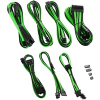 CableMod C-Series Pro ModMesh 12VHPWR Cable Kit for Corsair RM RMi RMx (Black Label) - Black and Green