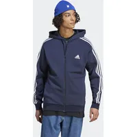 Adidas Essentials 3-Streifen, Kapuzenjacke petrolblau S