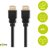 goobay 69122 HDMI Ethernet (v1.4) Schwarz