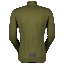 Scott Gravel Warm Merino Langarm-trikot - fir green - S