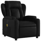 vidaXL Massagesessel Elektrisch Kunstleder 94,5 x 100 x 0 cm Schwarz