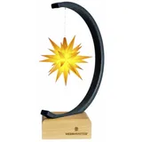 Herrnhuter Sterne 71820 Sternenbogen Metalldesign - anthrazit Stern A1e gelb
