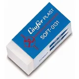 Läufer Radierer Plast Soft 41x19x12mm weiß Packung