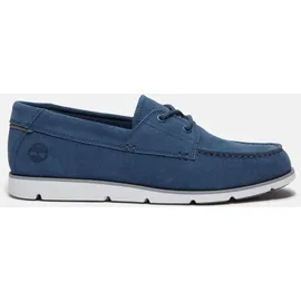 Timberland Grafton BAY LACE UP SHOE", Herren, Gr. 43 Mann Blau EU 43 - Blau - 43