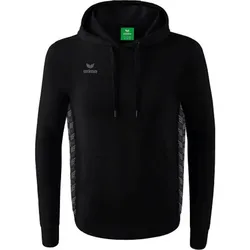 ERIMA Herren Essential Team Kapuzensweat, black/slate grey, XL