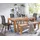FineBuy Sitzbank Leon Braun 140 x 35 x 45 cm