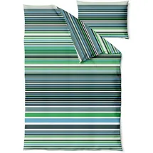 Traumschlaf Ima Gestreift Grün 200 x 220 cm + 2 x 80 x 80 cm
