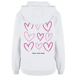 miss tee Always Trust Your Heart Hoodie Weiß S