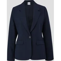 S.Oliver BLACK LABEL Blazer aus Viskosemix Damen, blau, 48