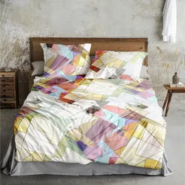 IRISETTE Magic 8889 grafisch bunt 135 x 200 cm + 80 x 80 cm