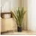 Outsunny Künstliche Sansevieria groß 77 cm Kunstpflanze, künstliche Pflanzen im Topf, Fake Plant wie echt für Wohnzimmer Schlafzimmer Büro Garten Moderne Dekoration Geschenk