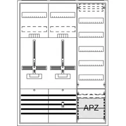 Striebel & John DA37GG Komplettschrank, AP Dreipunkt, A37 2Z1V5A2 2CPX054273R9999