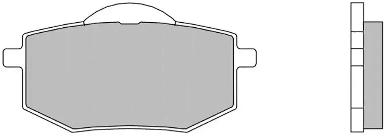 Brembo 07ya1909 Organische Bremsbeläge - Black - One Size