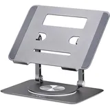 Startech Laptopständer, Aluminium, 360° Drehbar, Höhenverstellbar, bis 5kg