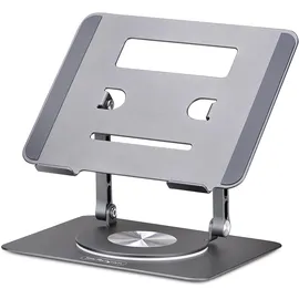 Startech Laptopständer, Aluminium, 360° Drehbar, Höhenverstellbar, bis 5kg