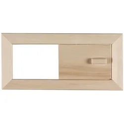 Espe Lüftungsschieber für die Sauna, Länge: 282 mm, Breite: 133 mm