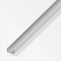 Alfer U-profil 10 X 19 X 2000 Mm Silber Profil Aluminiumprofil U Schiene - Alfer