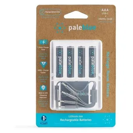 PaleBlue AAA 600 mAh 4 St.