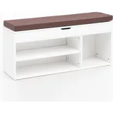 Wohnling Schuhschrank, WL5.345 weiß 1 Fachboden 104,0 x 32,0 x 51,0 cm