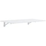Redom Wandklapptisch, Weiß, Holzwerkstoff, 56x18.5x114 cm, Esszimmer, Tische