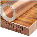 DecoHomeTextil Heimtextilmanufaktur Tischdecke Transparente Folie 2mm abgeschrägte V Kante Schutzfolie, robust, reißfest, schalldämmend 40 cm x 80 cm