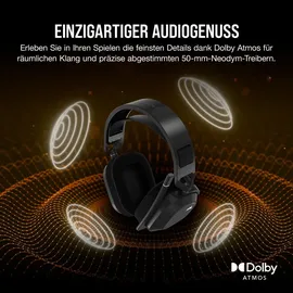 Corsair HS80 MAX WIRELESS Gaming-Headset Mit Dolby Atmos und Bluetooth