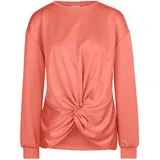 Madeleine Sweatshirt mit Knoten-Drapierung Orange 36