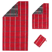 CAWÖ Noblesse Square Duschtuch 80 x 150 cm rot