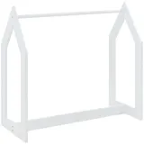 [en.casa] Værløse Garderobenständer 78x75x35cm Weiß