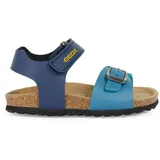 GEOX Baby-Jungen B CHALKI Boy Sandal, Octane/Navy, 24 EU