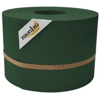 zaunzu® Sichtschutz Rille 50 m Tannengrün Metall