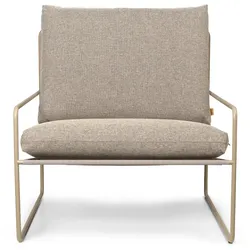 Ferm Living - Desert Dolce Outdoor Sessel, cashmere / dark sand