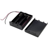 TRU COMPONENTS SBH-331AS Batteriehalter 3x Mignon (AA) Kabel