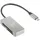 Renkforce RF-PCR-210 Externer Speicherkartenleser USB-C® (USB 3.2 Gen 1) Silber